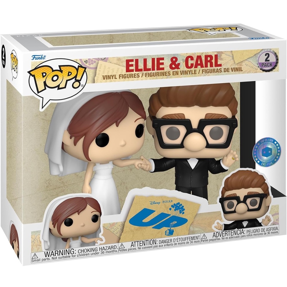 Funko POP! Disney: up - 2 Pack Wedding Carl & Ellie